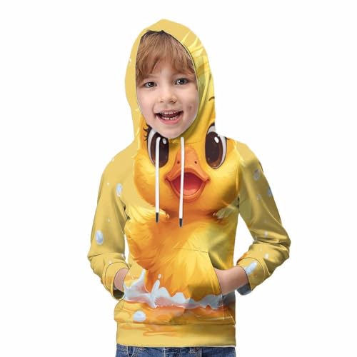 Hoodie garçons imprimé 3D pour un look amusant et confortable