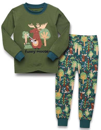 Image of VAENAIT BABY 12Months-12Years Toddler Kids Junior Boys Car Train Fireman Snug fit Sleepwear Pjs Set