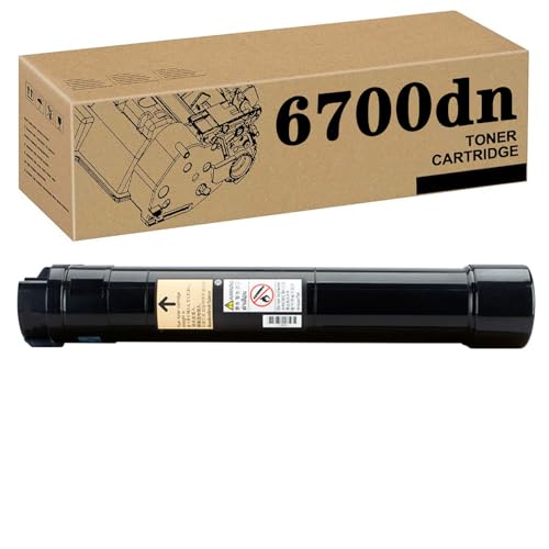 Toner 106R01506 haute capacité pour Xerox Phaser 6700 impression noir intense