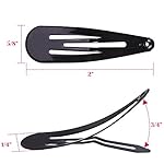 Anezus 80 Pcs Hair Clips Hair Barrettes 2 Inch Snap Non-Slip Metal Hair Clips - Image 3