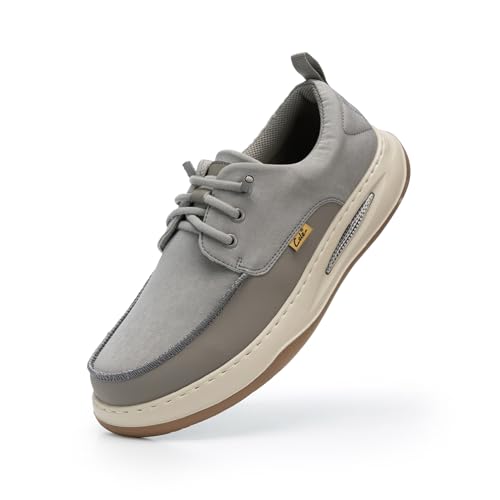 Image of CELE Mens Slip On Casual Dress Shoes Wide Walking Sneakers Orthopedic Boat Loafers with Arch Support Comfortable Lightweight Non Slip