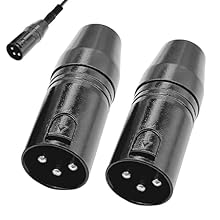 【Double Pack】This pack includes two 3.5mm to XLR adapters to meet the needs of multiple scenarios and multiple devices. Compact and lightweight, this portable XLR to 1/8" connector solution is ideal for audio engineers, musicians, and mobile recordin...