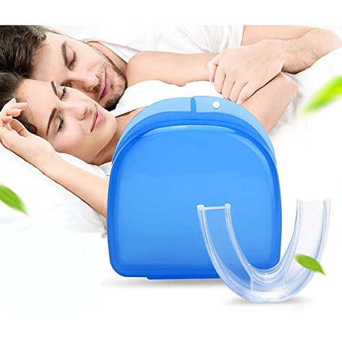 Eljeczt Anti Ronquidos Ferula Bruxismo Dental Noche Protector Dental para Dormir Ronquidos Soluciones Aparato Dental Antironquidos para Dormir Y Trastornos De La ATM, 2 Piezas