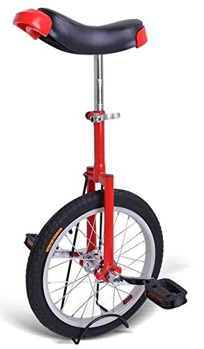 Buy Discount Kobe Unicycle with Aluminum Wheel Rim 24 Red