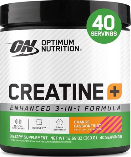 Image of Optimum Nutrition Creatine Plus Powder, Orange Passionfruit, 0.79 LB