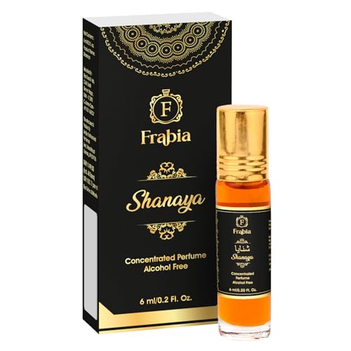 Image of Shanaya 6ml ATTAR /ITTAR No Alcohol LONG LASTING Roll On Perfume for Men and Women | Saffron, Chocolate, Amber and Woody Fragrance Notes | Ideal for Gift