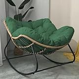 Dimensioni enormi: scopri la generosa area salotto progettata per il tuo comfort, permettendoti di rilassarti senza i vincoli dei mobili più piccoli. La sedia a dondolo incoraggia il relax e fornisce il luogo perfetto per rilassarsi e godersi i momenti. Ideale per soggiorni, asili nido o spazi esterni, questa sedia combina stile e funzionalità per la tua casa.