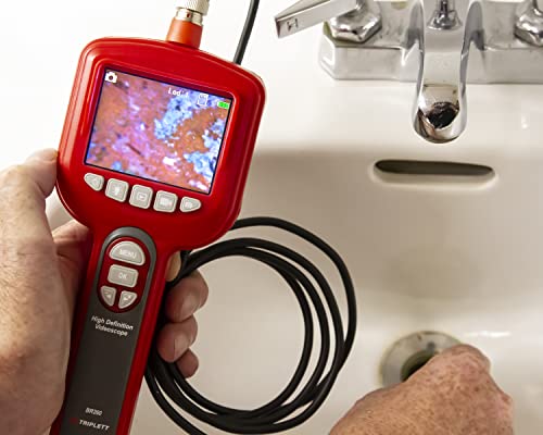 Image of Triplett BR260 High Definition Videoscope with Waterproof 5.5mm Camera, 3 inch Color LCD Display, and 2M Cable