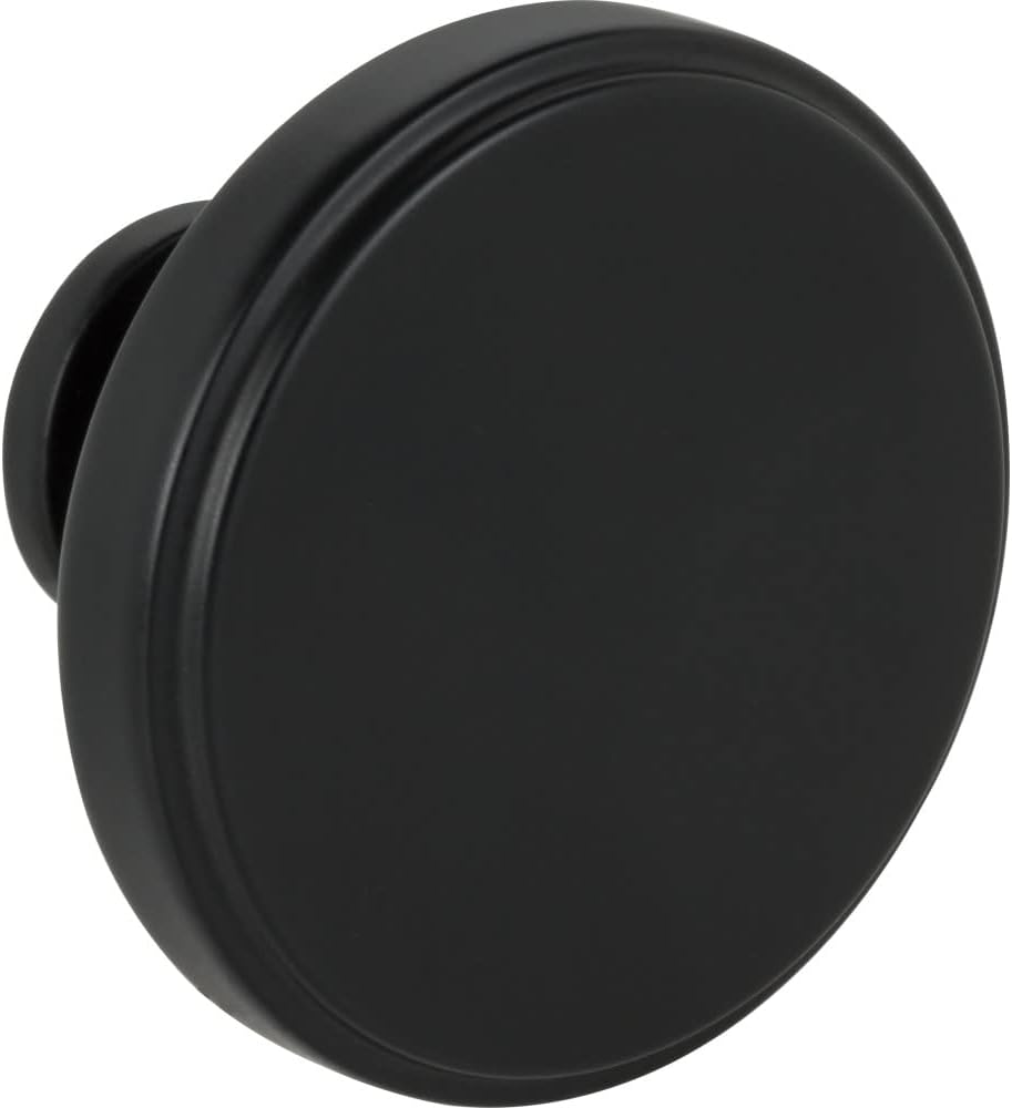 Jeffrey Alexander 1-3/4" Overall Length Matte Black Richard Cabinet Knob