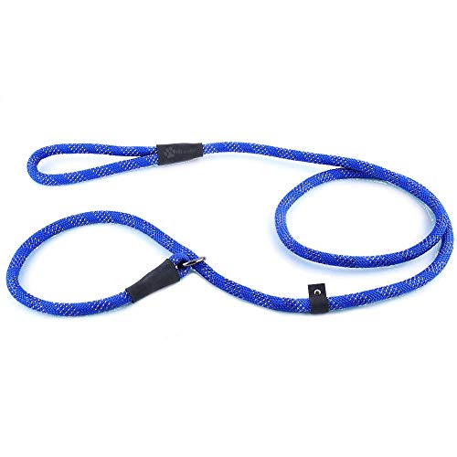 Max and Neo Rope Slip Lead Reflective 5 Foot - We Donate a Leash to a Dog Rescue for Every Leash Sold (5 FT x 1/2