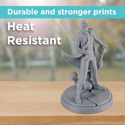 Image of Polymaker ABS Filament 1.75mm Grey, 1kg 3D Printing Filament, PolyLite ABS 3D Printer Filament, Heat Resistant, Strong & Durable, Dimensional Accuracy + /- 0.03mm