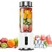 PrzenośNy Blender, SokowiróWka Z Akumulatorem Usb Elektryczny Mini Blender Mikser Robot Kuchenny Z 4 Ostrzami Do Smoothie, Soku Owocowego, Koktajlu Proteinowego, Koktajli Mlecznych, 380 Ml