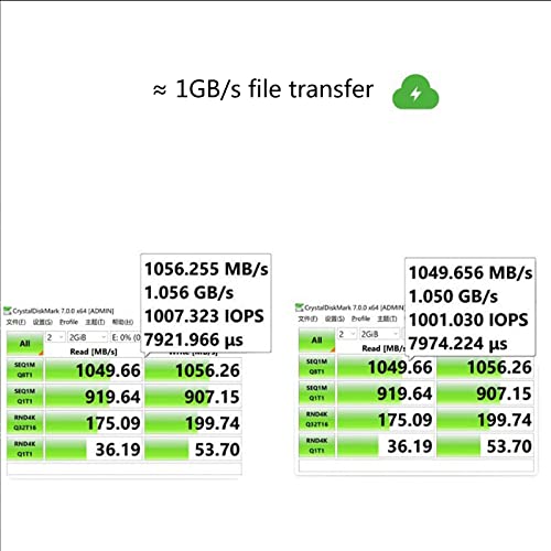 Carcasa aluminio para SSD M.2 NVMe 2230 USB Tipo-C miniatura 3