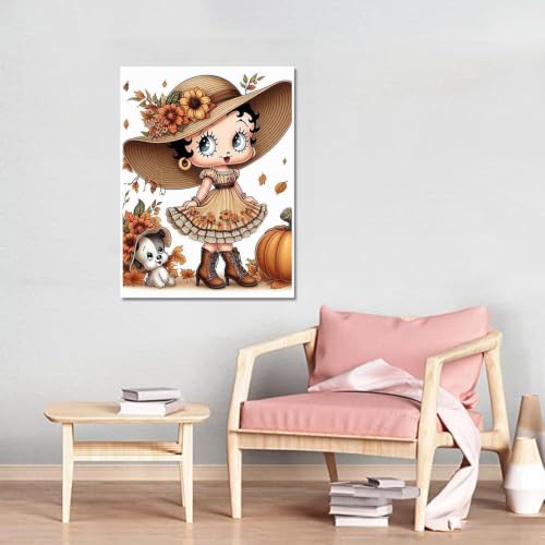 Image of JAKI Halloween Diamond Art Painting Kits for Adults 12x16inch