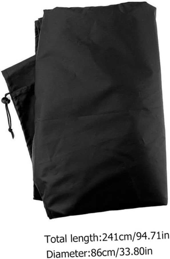 CHILDWEET Oxford Cloth Outdoor Heater Cover with Zipper Waterproof Protective Stand-Up Cover for Patio Heaters Dustproof Uv-Resistant 241X86X48Cm for Garden