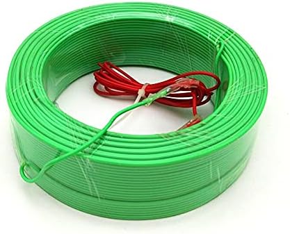 1Roll 30/50/100/120m Soil Heating Cable Greenhouse Heating Wire Warm Floor for Plants(Randon Color) (Size : 120 Meters)