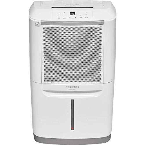 FRIGIDAIRE 70-Pint Dehumidifier with WiFI Controls and Rolling Caster Wheels, White (Renewed)