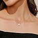 Atentuyi Boho Kristall Anhänger Silber Cz Halskette Unsichtbare Nylon Kette Choker Angelschnur Schlüsselbein Schmuck Für Frauen Mädchen