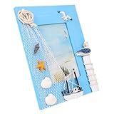 Marco de fotos mediterráneo: mano de obra fina, diseño único, excelente textura y muy práctico, marco de fotos de estilo mediterráneo