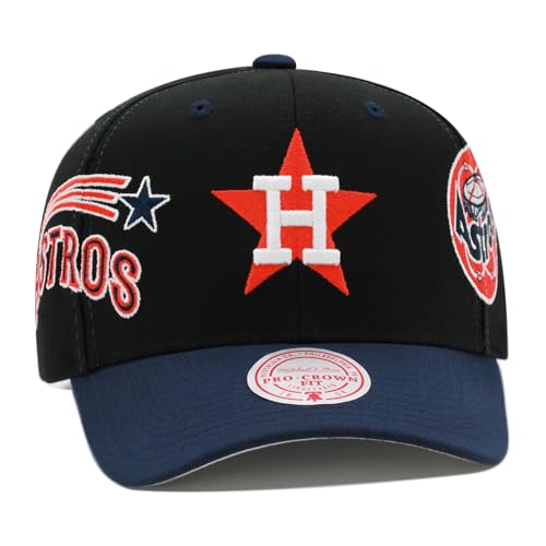 Gorra Snapback Precurvada Mitchell & Ness Astros miniatura 1