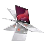 ASUS Chromebook Vibe CX34 Flip Cloud Gaming Laptop, 14" 144Hz Touchscreen Display, Intel Core i5-1235U Processor, 512GB SSD, 16GB RAM, ChromeOS, Pearl White, CX3401FBA-AS51T-CB