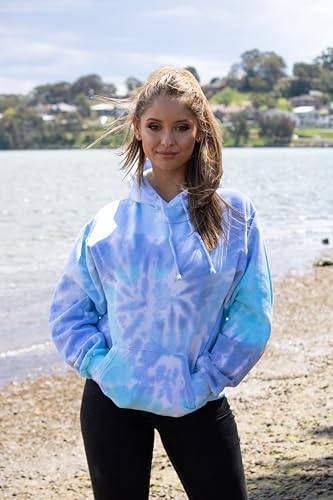 Image of Colortone Tie Dye Pullover Hoodies for Women and Men - Classic Fit Sweatshirts