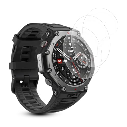 �y3���Z�b�g�zAmazfit T-Rex 3 �t�B���� �_�炩��TPU�f�� �����C�� �ȒP�ȓ\��t���� amazfit t-rex3 TPU�ی�t�B���� �C�A�[�� �����x �w��h�~ ���t���ȒP �P�[�X�Ɗ����� amazfit t rex 3 �Ή�