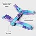Spark Paws No Pull Hundegeschirr Grosse Hunde, Halterdesign mit Frontclip, Y Geschirr Hund, Robust und Strapazierfähig Harness für Große und Starke Rassen - 90s Retro, L
