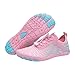 Toumov Hike Barefoot Shoes Women Summer Breathable & Non-Slip Athletic Footwear Comfortable Waterproof Trail Running Healthy & Non-Slip Barefoot Footwear Fashion Wide Toe Water Shoes Pink