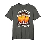 Regalo friki, divertido y lleno de humor para cenas y fiestas de cumpleaños. 40 años en una cifra redonda y llama a recordar las innumerables cervezas que hemos compartido con amigos y familiares. Celebra su 40 cumpleaños con una cerveza más.