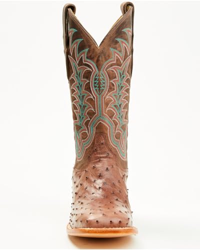 Justin Men's Chisolm Exotic Ostrich Western Boot Broad Square Toe - Je81724