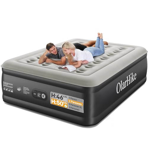 OlarHike Luftmatratze Selbstaufblasend, Luftbett Gästebett, Aufblasbares Matratze Zelt Sofa, Luftbett 2 Personen, Selbstaufblasbare Luftmatratze für Camping oder Heimgebrauch - 200 x 140 x 50 cm