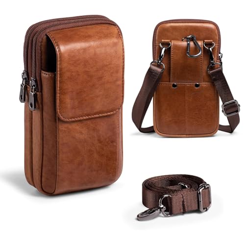 HUAZHIMAO�g�у|�[�`�����Y �x���g�{�v�X�}�z�P�[�X�z���_�[�g�ѓd�b2������[�\�z���X�^�[�~�j�V�����_�[�o�b�O�X�}�z�X�}�z�P�[�X���ɂ���y�ʏ��^3way �΂ߊ|���{�f�B�o�b�O�E�G�X�g�o �d���p��ƌ��piPhone/Samsung Galaxy/X