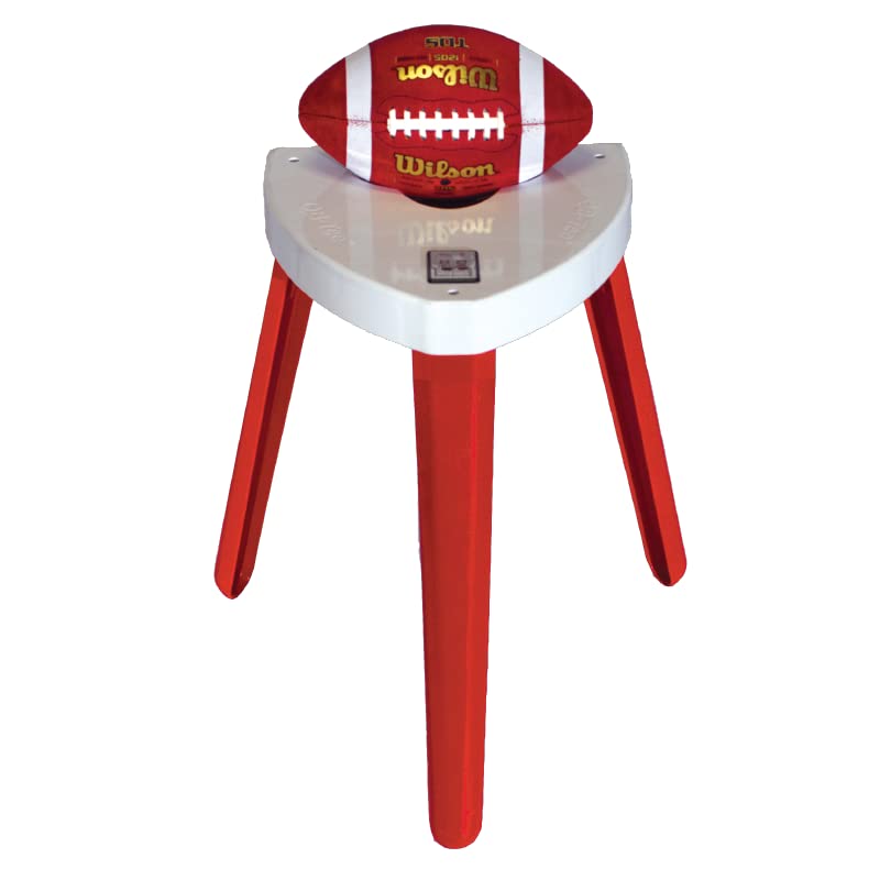 Gamebreaker QB-TEE - Football Quarterback Training Tee with Programmable Timer, Loud Indoor/Outdoor Buzzer, Lightweight Portable Design, and Two Position Ball Cradle