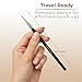 Pointed Eyeliner Brush - Ultra Fine Premium Synthetic Vegan Bristles, Precision Gel Eye Liner Brush for Easy & Flawless Application, Cruelty Free by Mommy Makeup