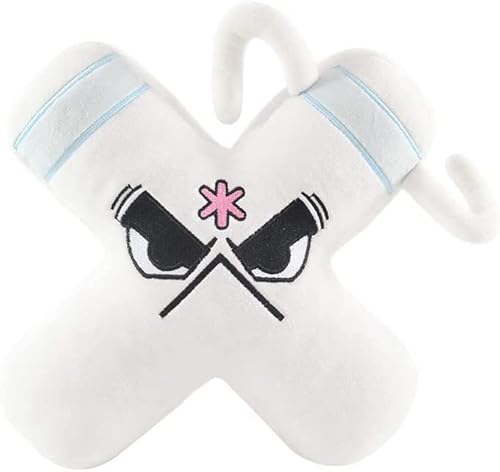 KUAKER Alphabet Lore Plush Toys - Alphabet Lore Plushies - Plush Toy for Children's Enlightenment Education - Kids Gift (X)