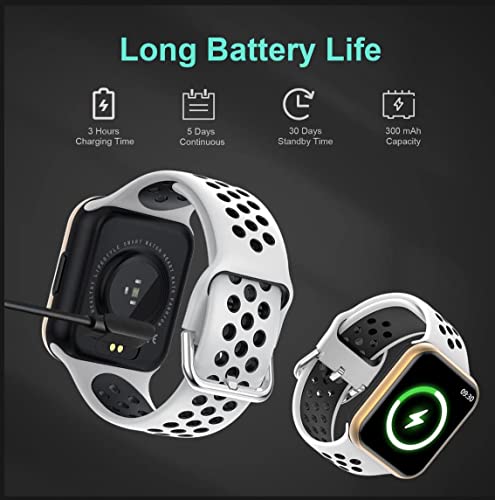 2023 Smart Watch,Fitness Activity Tracker 1.72"Touch Screen Fitness Watch With Heart Rate Sleep Monitor,Blood Oxygen,Step Counter For Men Women Kids 3Atm Waterproof Smartwatch Sports For Ios Android #TOP5