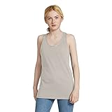 American Apparel Men Fine Jersey Tank Size L New Silver