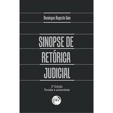 Capa do livro Sinopse de retórica judicial 2ª edição revista e aumentada