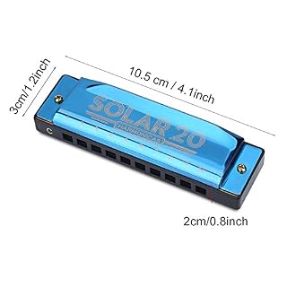 Dilwe Clé de C Harmonica, 10 Trous 20 Tons Harmonica Instrument de Musique pour Les Enfants débutants - Les Beatles, Paul McCartney, John Lennon, RIngo Starr, George Harrison Dilwe Clé de C Harmonica, 10 Trous 20 Tons Harmonica Instrument de Musique pour Les Enfants débutants – Image 3