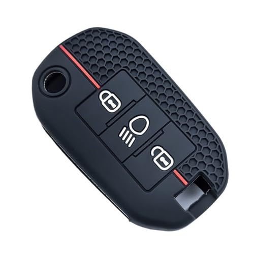 Housse en silicone pour clé Peugeot 208 308 508 et 3008 à 3 boutons
