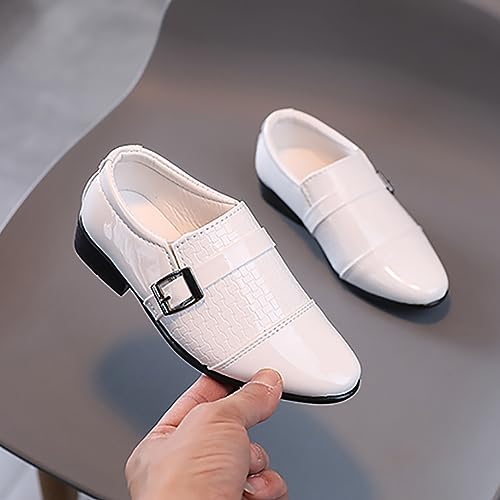 Boys Classic PU Leather School Uniform Oxfords Casual Dress Shoes Loafers Flats4