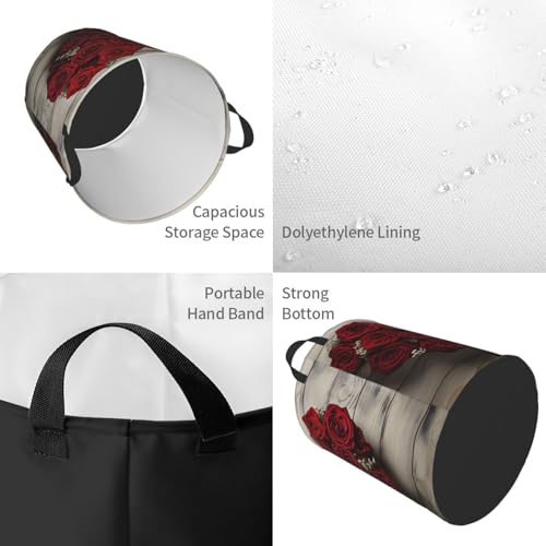 Panier à linge cœur pliable et imperméable pour ranger les jouets - 5