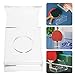 INOOMP Pong and Table Tennis Display Stand 2pcs Acrylic Table Tennis Paddle Display Rack Table Tennis Bat Holder Space-Saving Racket Base for Home Office