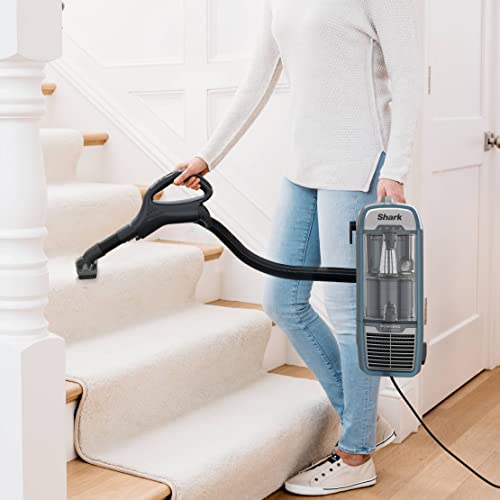 Shark Az1501 Apex Powered Lift Away Upright Vacuum With Duoclean & Self-Cleaning Brushroll, Crevice Tool, And Pet Multi-Tool For A Deep Clean On Above Floors, Blue (Renewed) #TOP3