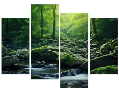 Paysage Peinture Diamant grand format 280x187cm avec strass 5D scintillants K-3