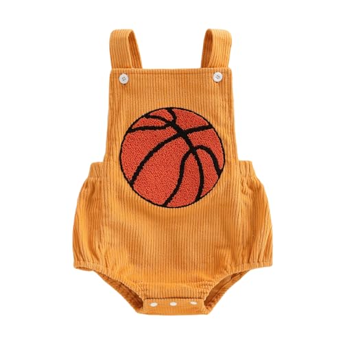 Basketball Embroidery Romper Bodysuit