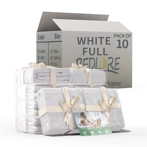 2 Pack Waterproof Mattress Protector, Twin Size Mattress Pad with Deep Pocket 6"-15" Depth, Soft Breathable Dirt-Proof Single Bed Mattress Cover for Bedroom, Dorm Room (Gray) Grey Twin