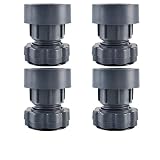 4pcs Anti-Vibration Annulation du Bruit Support Balance Fixe Antidérapant Antichoc Universel Laveuse Sécheuse Machine à Laver Foot Pad-Style 1