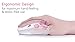 JUHOO Wireless Mouse with Nano Receiver for PC, Laptop, Notebook, Computer, MacBook, Less Noise, Portable Mobile Optical Mice